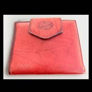 Julia Buxton Heiress Red Leather Wallet
